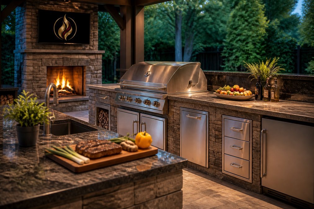 5 Essential Features for Luxury Outdoor Kitchens - Eternal Flame Outdoors