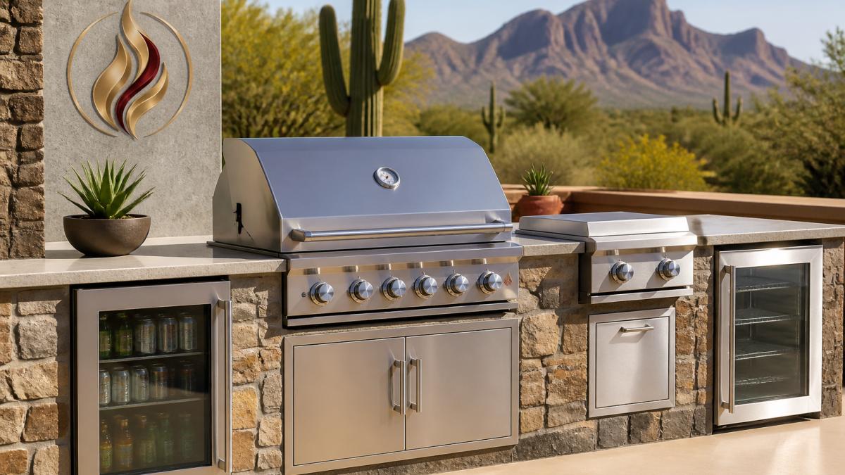 Best Outdoor Kitchen Appliances for Desert Climates - Eternal Flame Outdoors