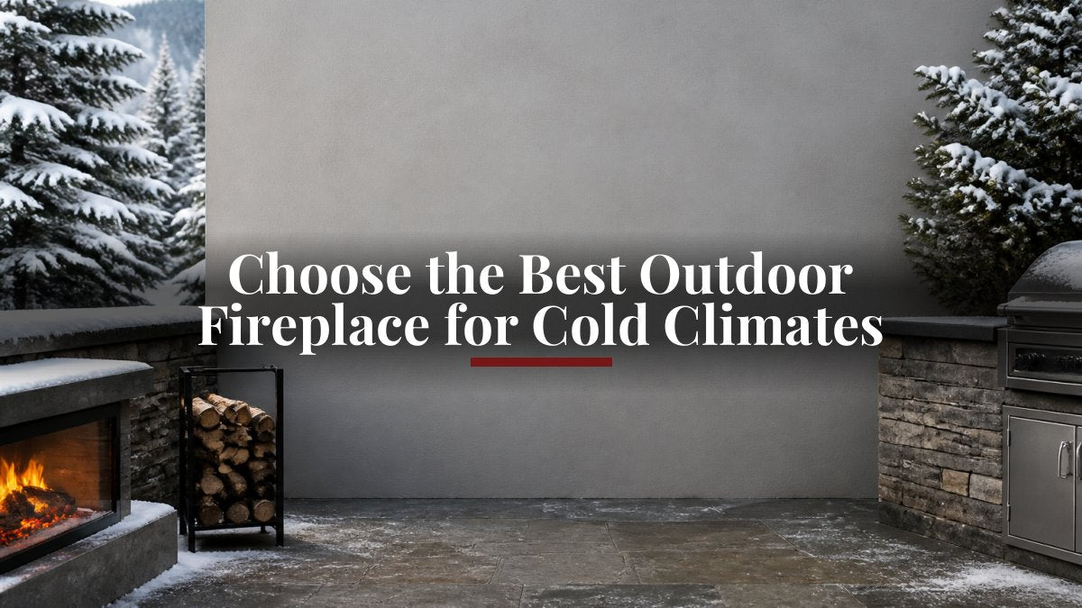 Choose the Best Outdoor Fireplace for Cold Climates - Eternal Flame Outdoors