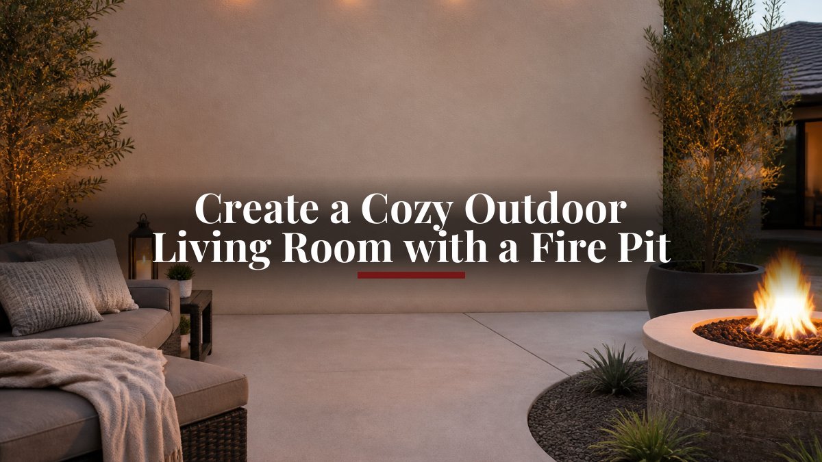 Create a Cozy Outdoor Living Room with a Fire Pit - Eternal Flame Outdoors