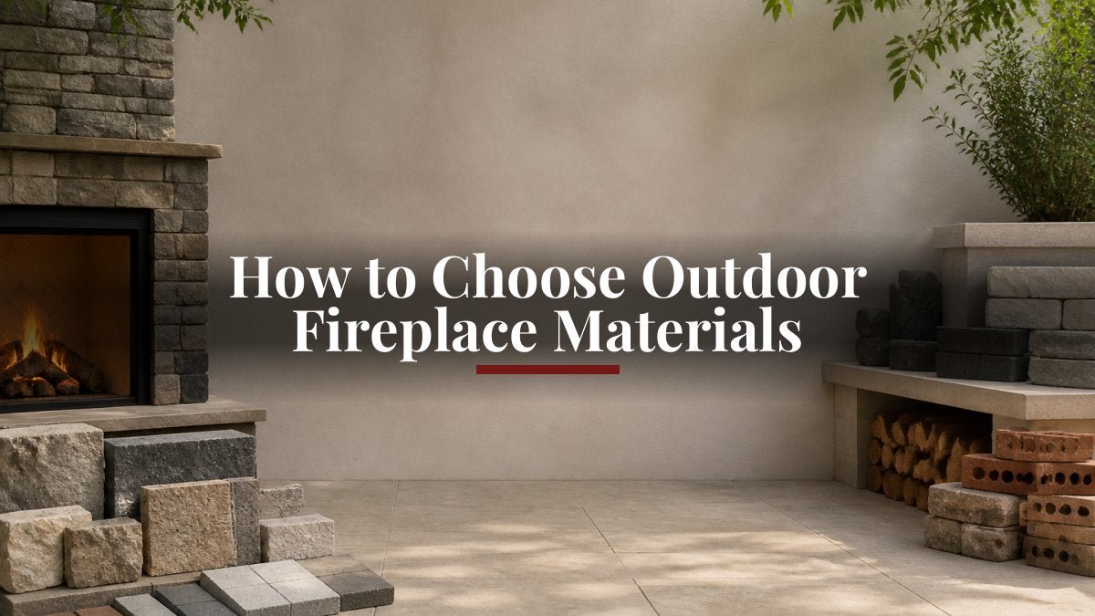 How to Choose Outdoor Fireplace Materials - Eternal Flame Outdoors