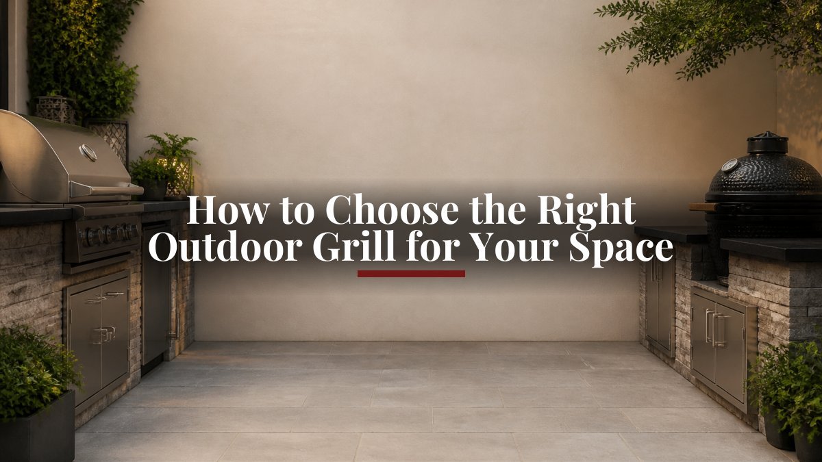 How to Choose the Right Outdoor Grill for Your Space - Eternal Flame Outdoors