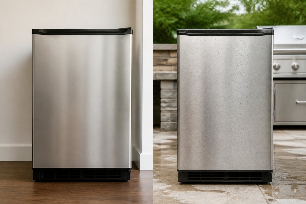 Indoor vs Outdoor Rated Refrigerators: Key Differences - Eternal Flame Outdoors