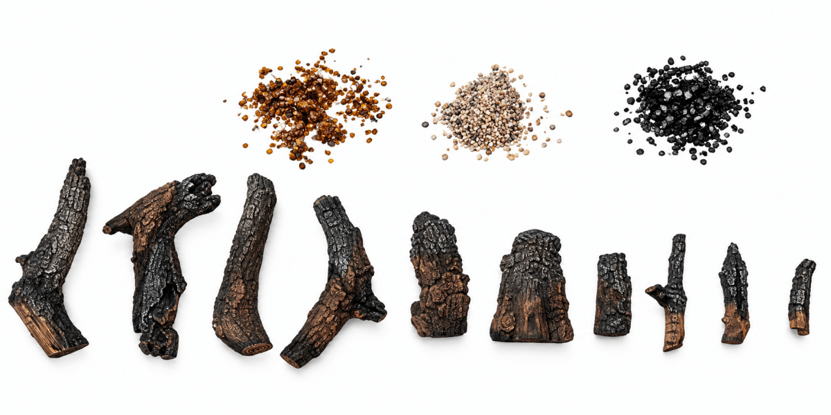 10 Piece Media Kit- 10 Piece Oak and Fireglass - Eternal Flame Outdoors