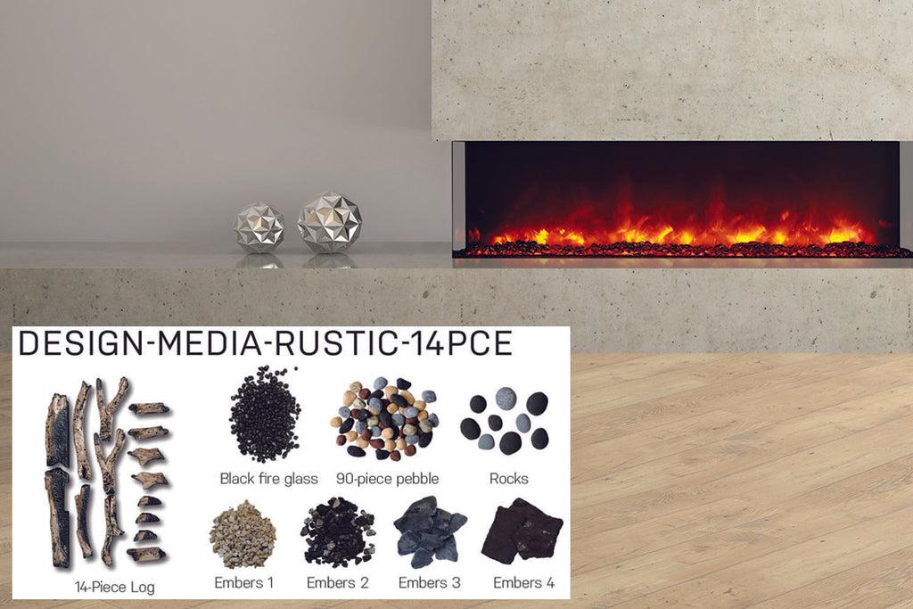 14 Piece Rustic Deluxe Media Kit - Eternal Flame Outdoors