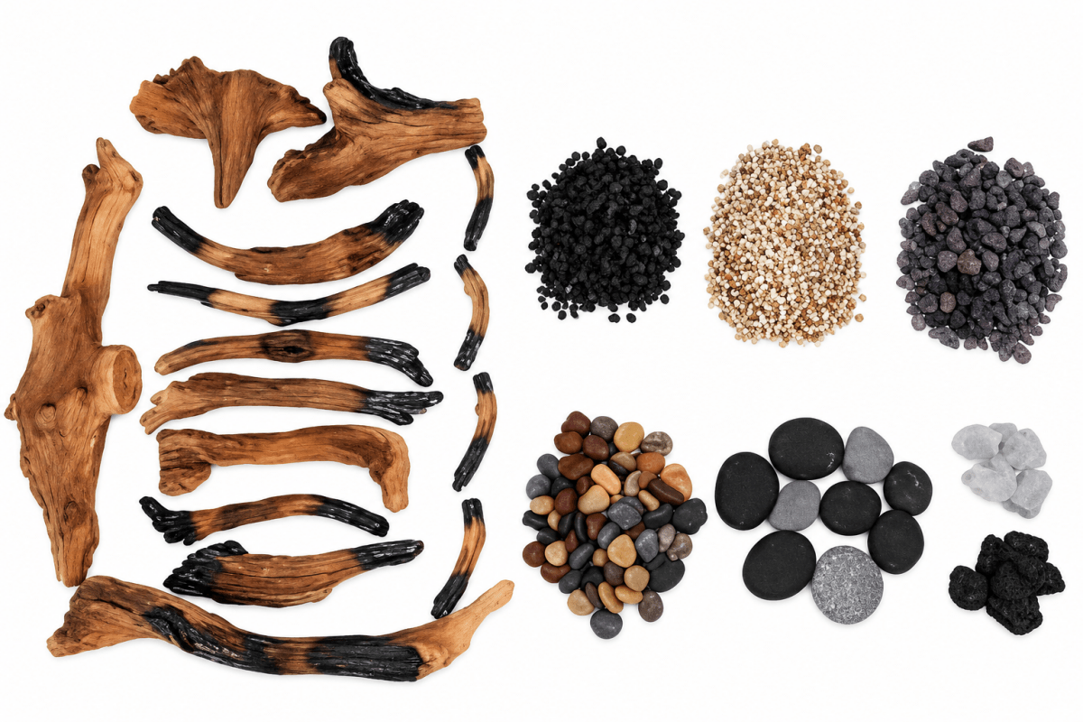 15-Piece Deluxe Driftwood Media Kit - Eternal Flame Outdoors