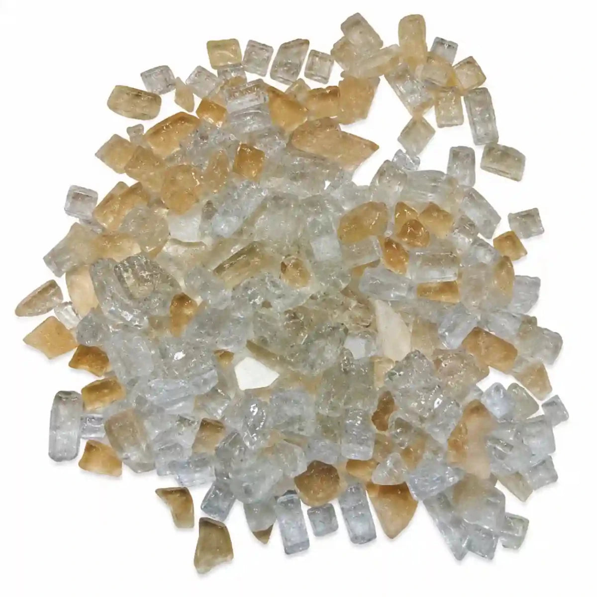 Amantii 1/4" Reflective Clear Fireglass - 5lbs - Eternal Flame Outdoors