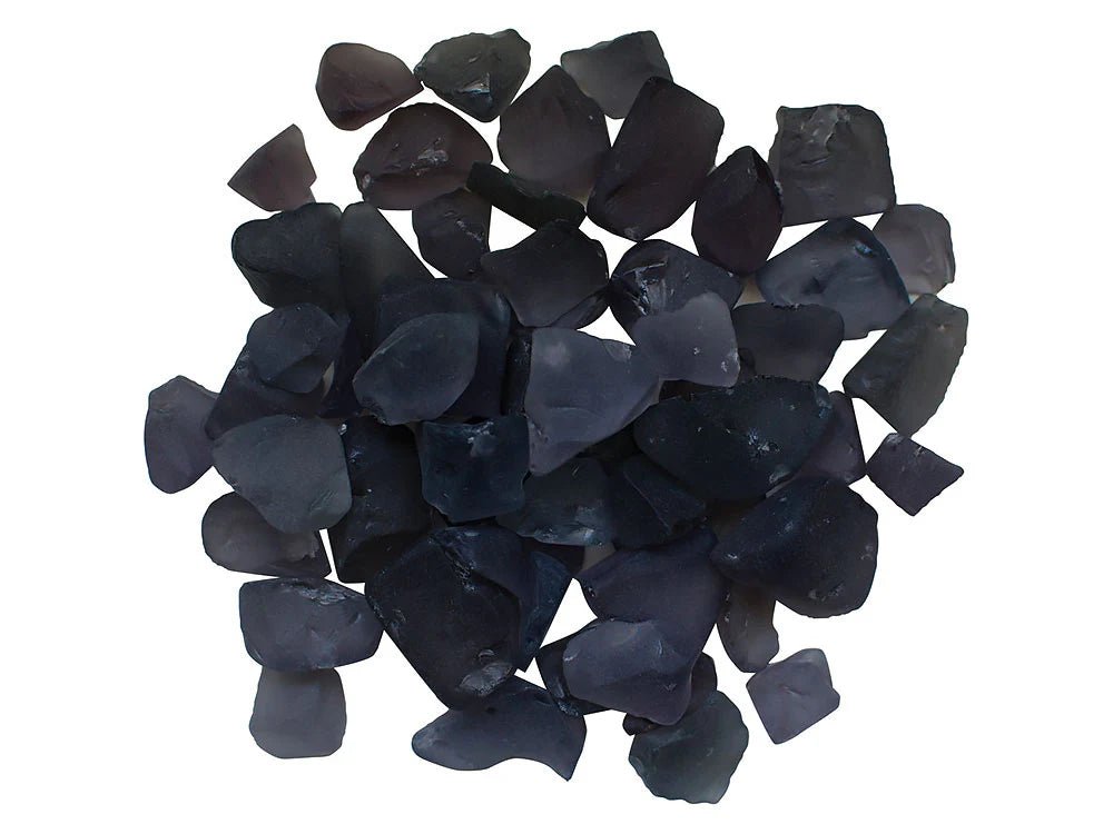Amantii Frosted Fireglass - 5lbs, Available in White or Dusty Purple - Eternal Flame Outdoors