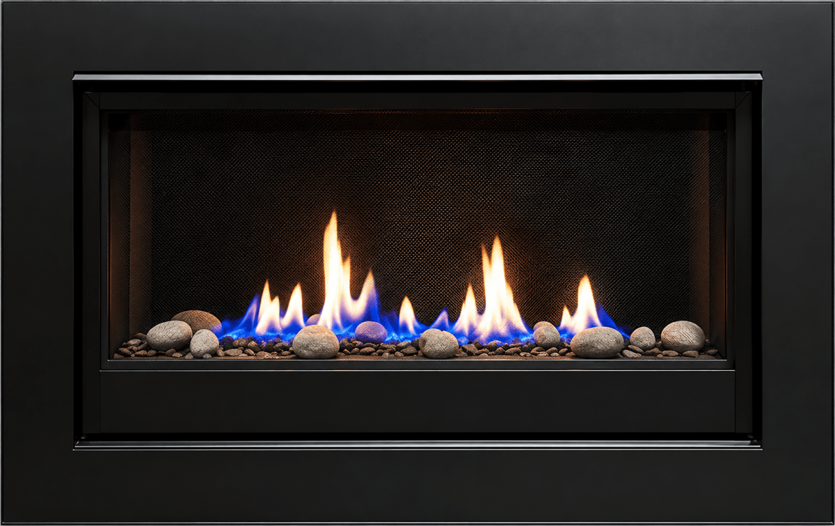 Amantii Sierra Flame Boston 36" Direct Vent Linear Gas Fireplace with Electronic ignition - Eternal Flame Outdoors