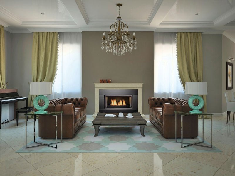Amantii Sierra Flame Newcomb 36" Direct Vent Linear Fireplace - Eternal Flame Outdoors