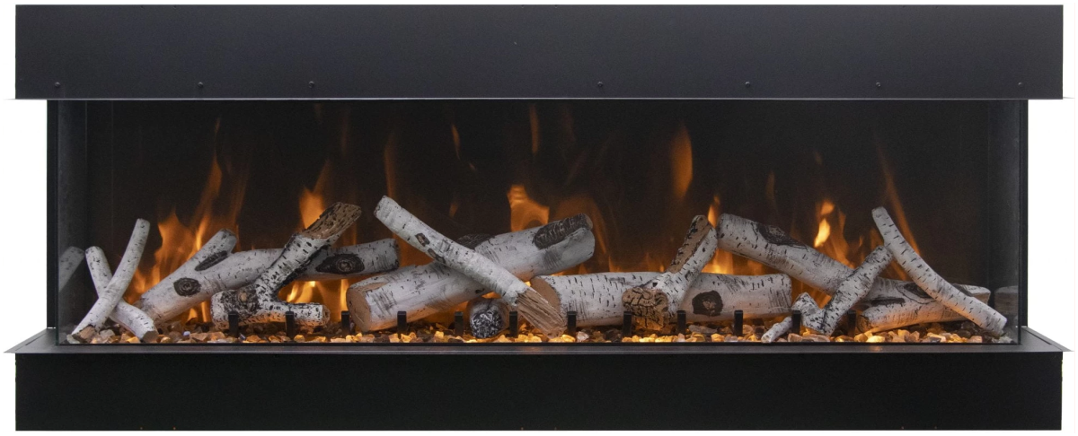 Amantii True View Deep Smart Electric 3 Sided Fireplace - Eternal Flame Outdoors