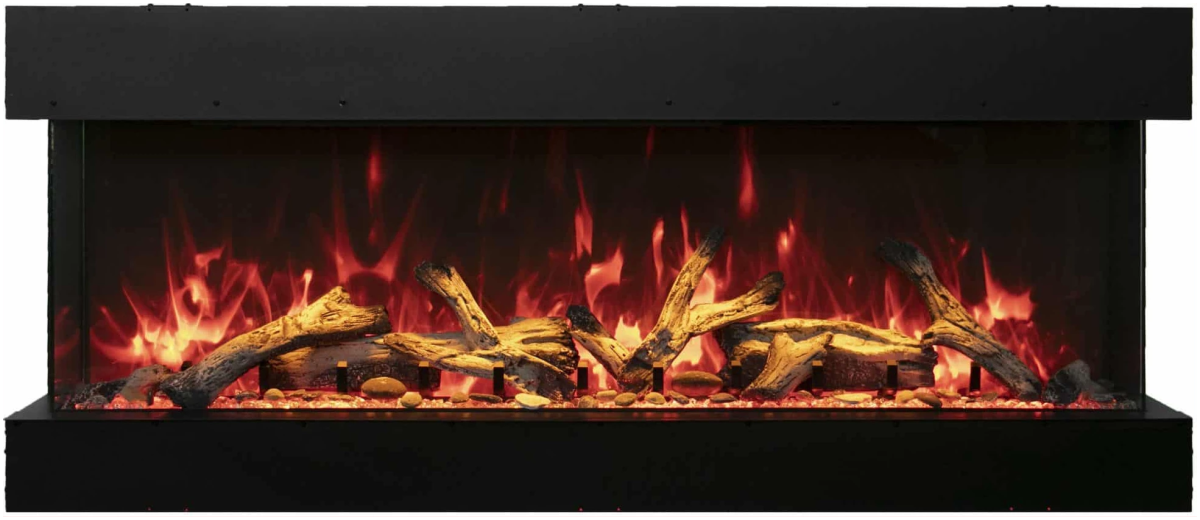 Amantii True View Deep Smart Electric 3 Sided Fireplace - Eternal Flame Outdoors