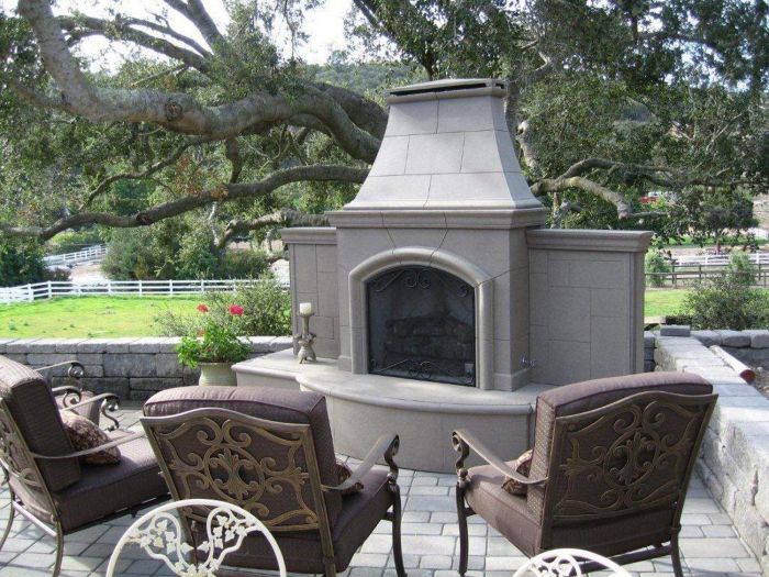American Fyre Designs Grand Phoenix Gas Fireplace with 113" Extended Bullnose Hearth - Eternal Flame Outdoors