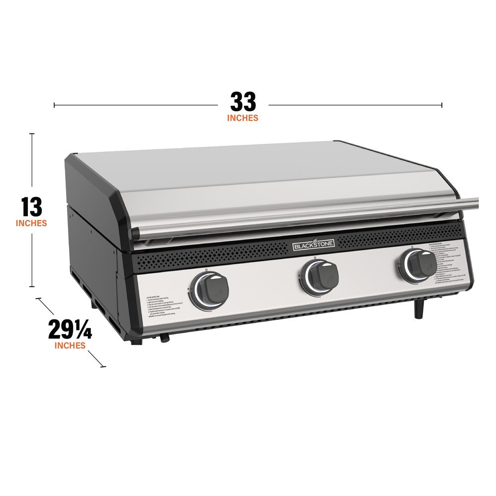 Blackstone 28€ Deep Drop - in Griddle with Hood - Eternal Flame Outdoors