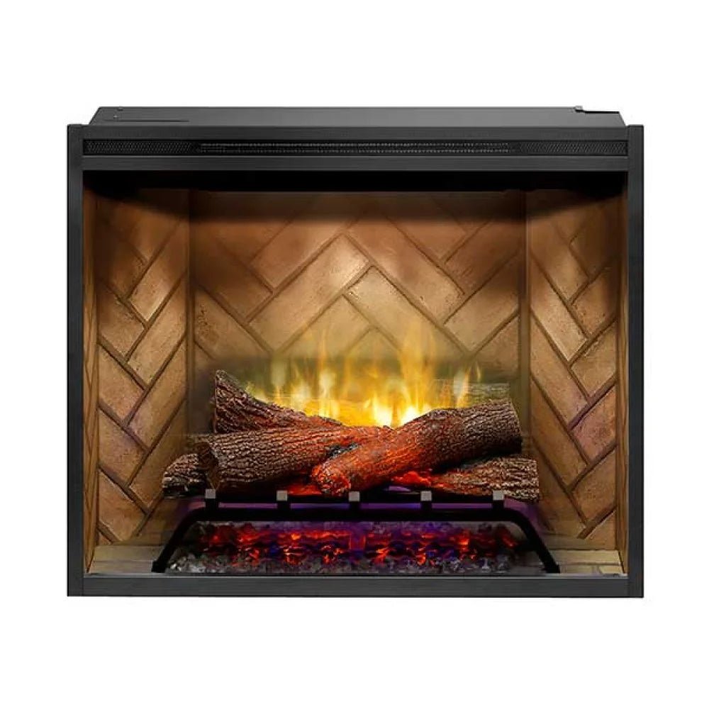 Dimplex Revillusion Built - in Firebox with Glass Pane and Plug Kit - Eternal Flame Outdoors