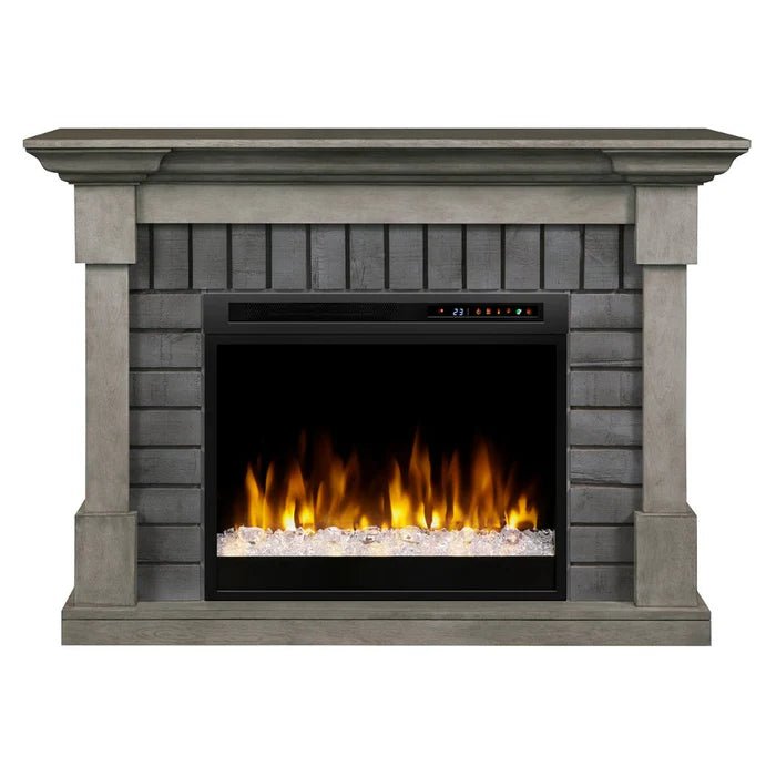 Dimplex Royce Mantel with Electric Fireplace with Ember Media Kit - Eternal Flame Outdoors