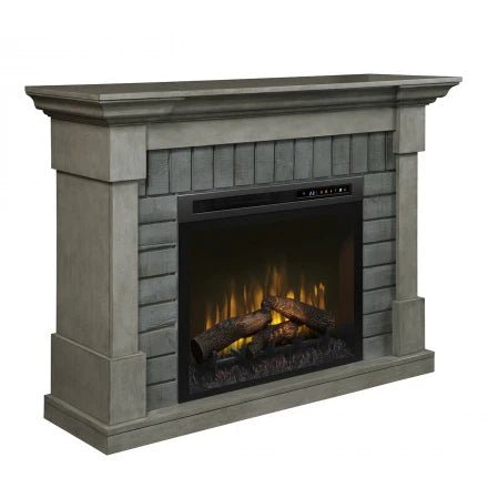 Dimplex Royce Mantel with Electric Fireplace with logs - Eternal Flame Outdoors