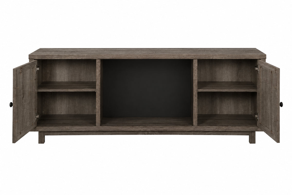 Jesse Media Console with Mantel - Eternal Flame Outdoors