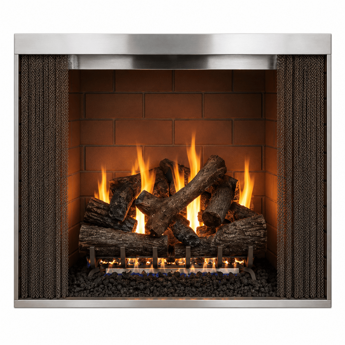 Majestic 42" Castlewood Outdoor Wood Fireplace - Eternal Flame Outdoors