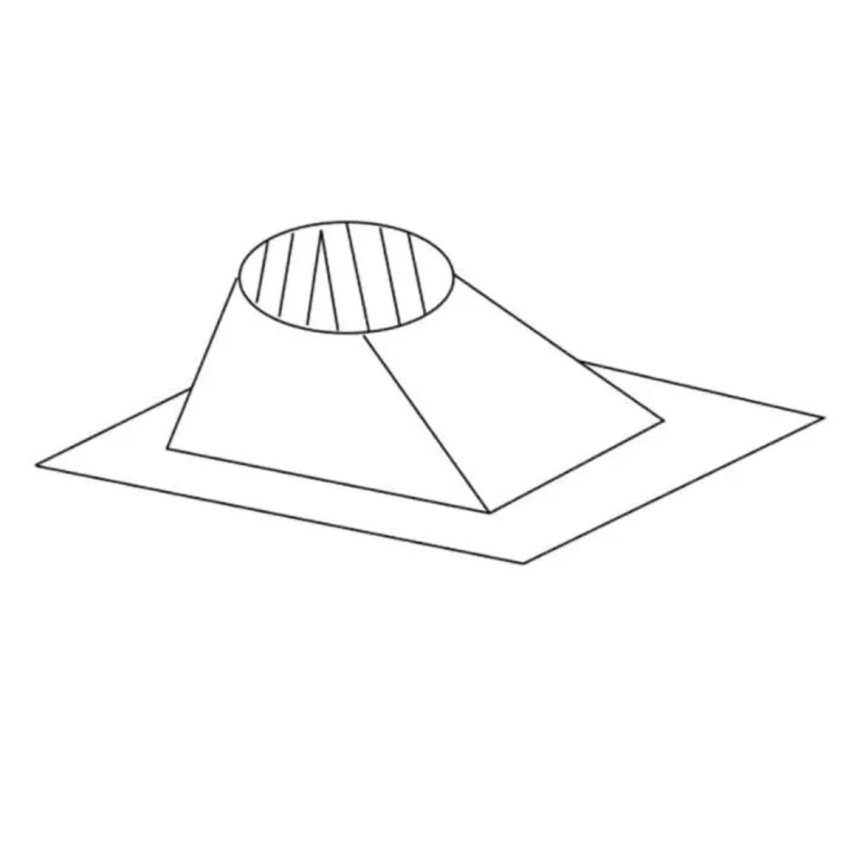 Majestic Pitch Roof Flashing for Wood Fireplace - Eternal Flame Outdoors