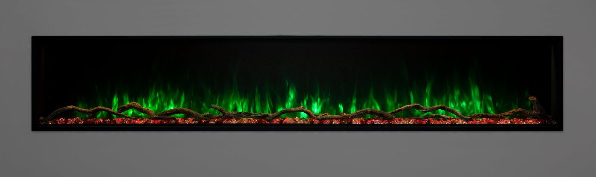 Modern Flame Landscape Pro Slim Built In Electric Fireplace - Eternal Flame Outdoors