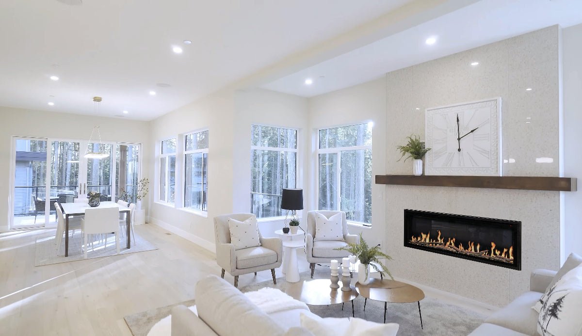 Modern Flame Orion Slim (Heliovision) Recessed Electric Fireplace - Eternal Flame Outdoors