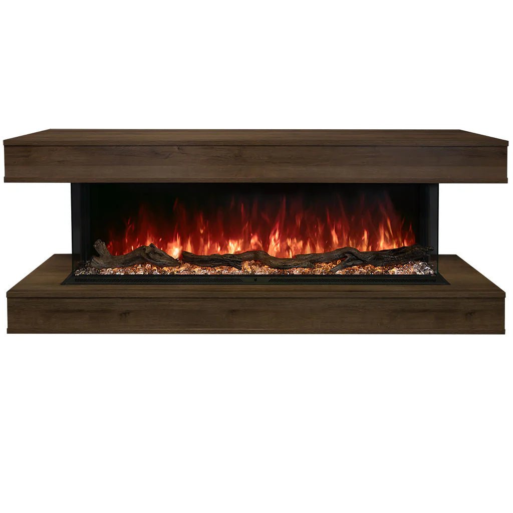 Modern Flame Studio Suite Floating Mantel Set for Orion Multi - Eternal Flame Outdoors