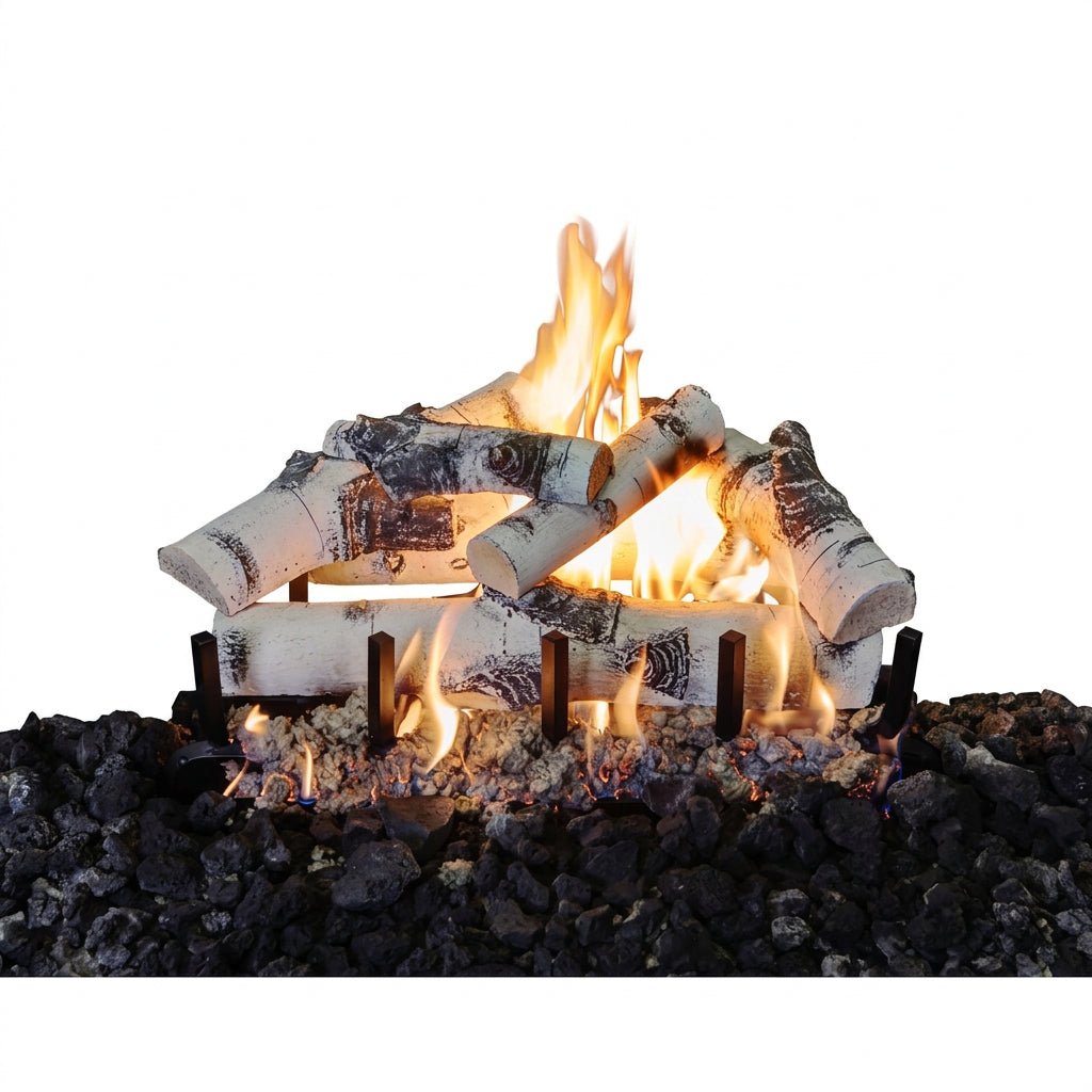 Quaking Aspen Vented Gas Logs – 18"–60" - Eternal Flame Outdoors