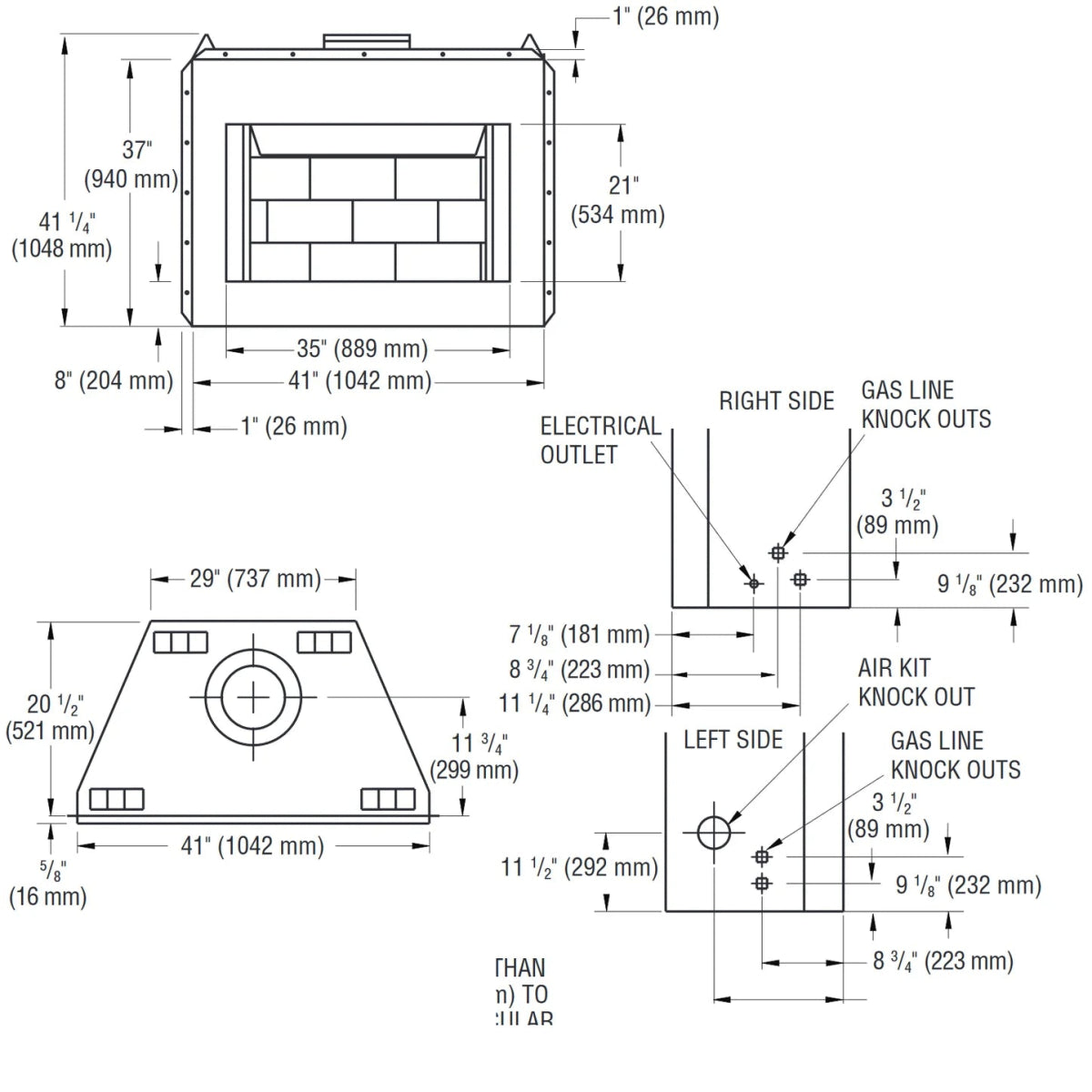 Superior Paneled Wood Fireplace WRE3000 Series - Eternal Flame Outdoors