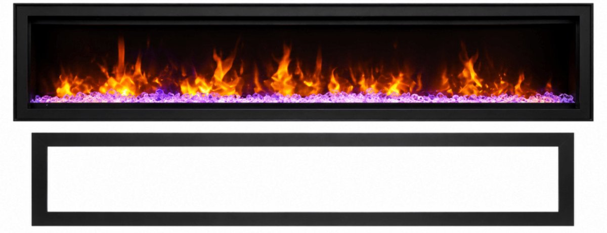 Symmetry Fireplace Frame Surround - Eternal Flame Outdoors