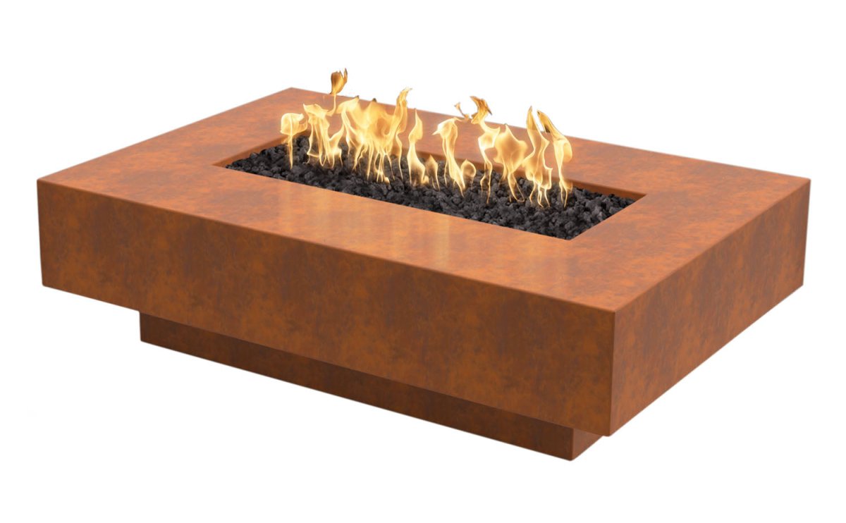 The Outdoor Plus Cabo Linear Fire Pit - Metal Collection - 66" - Eternal Flame Outdoors