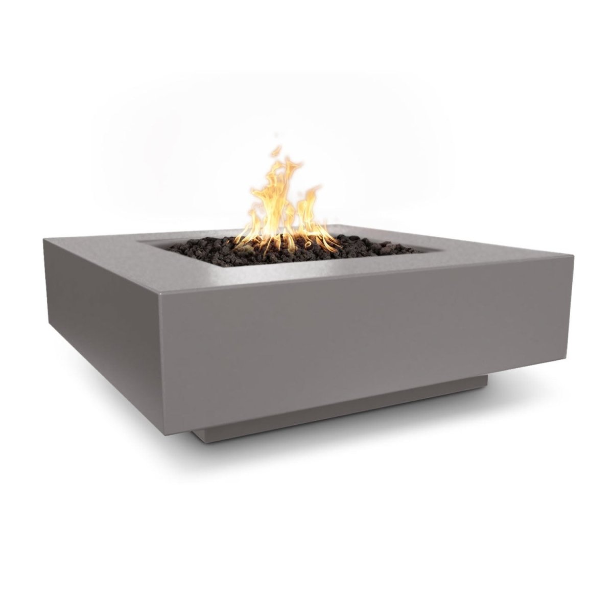 The Outdoor Plus Cabo Square Fire Pit - GFRC Concrete - 48" - Eternal Flame Outdoors