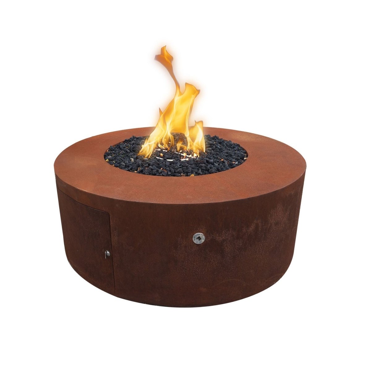 The Outdoor Plus Unity Fire Pit - Metal Collection - 24" Tall - 48" - Eternal Flame Outdoors