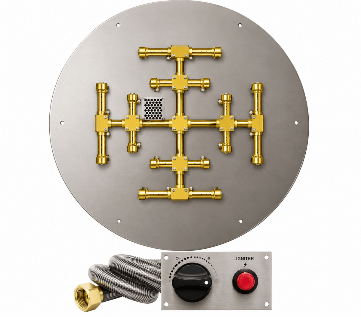 True Flame Burner System for Sanctuary 2 Fire Bowl Pro Series - Eternal Flame Outdoors