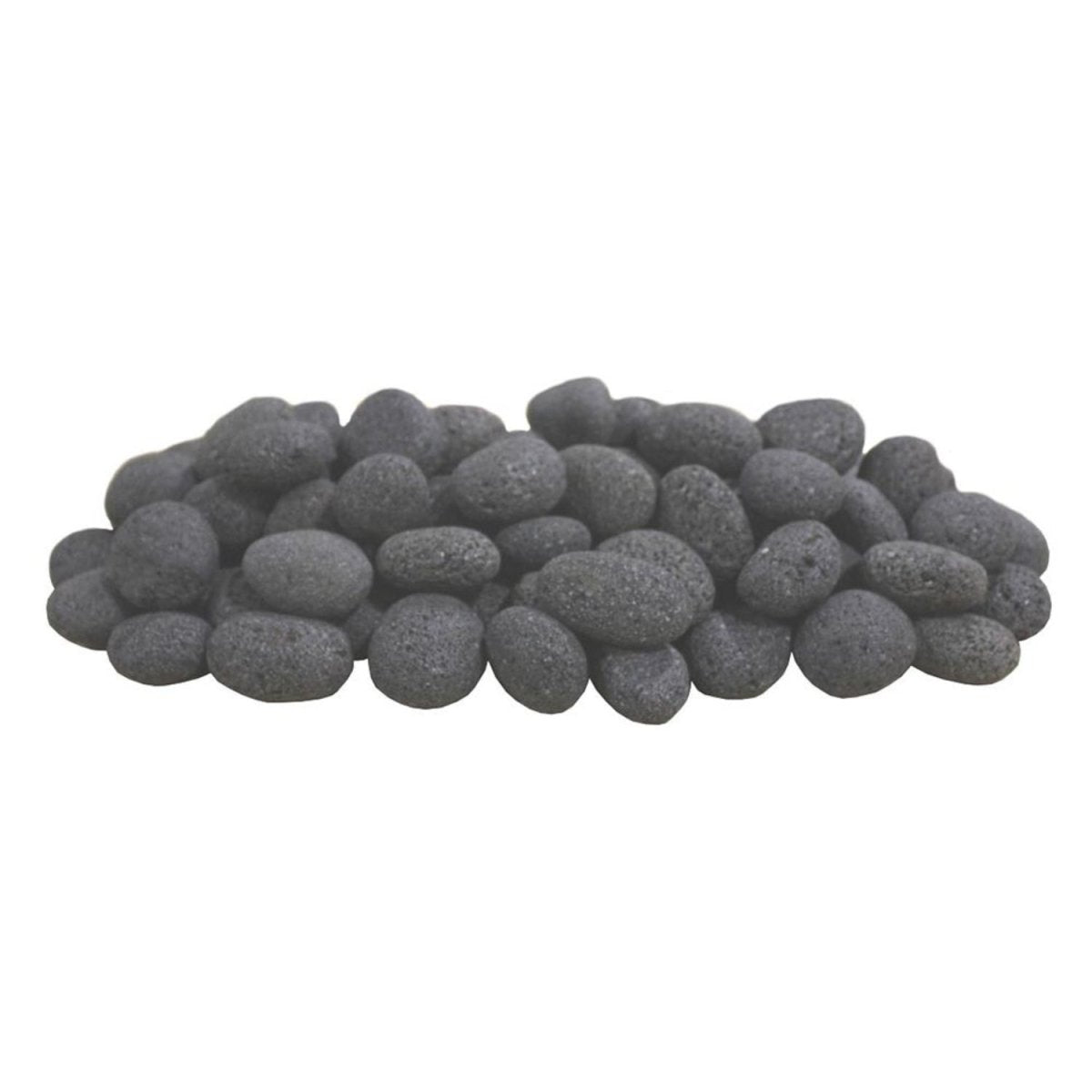 True Flame Dark Gray Lava Stones - 50Lbs - Eternal Flame Outdoors