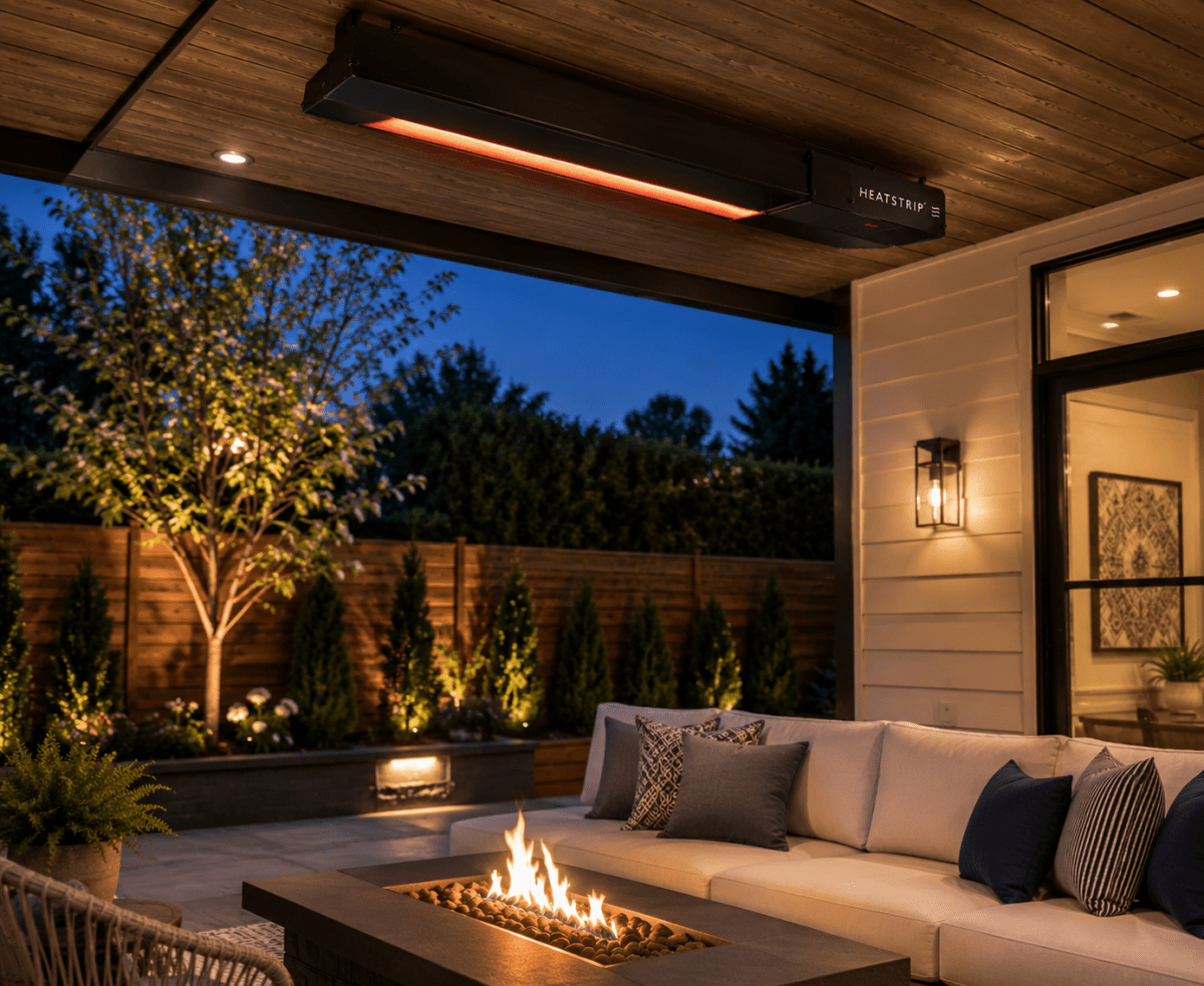 True Flame Heat strip - Electric Radiant - Enhance Glass Front Heater - Eternal Flame Outdoors