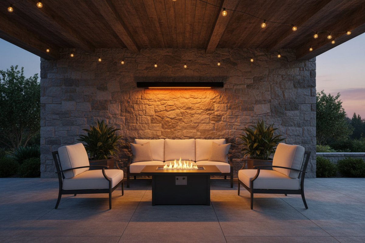 True Flame Heat strip - Intense With Remote and App - Eternal Flame Outdoors