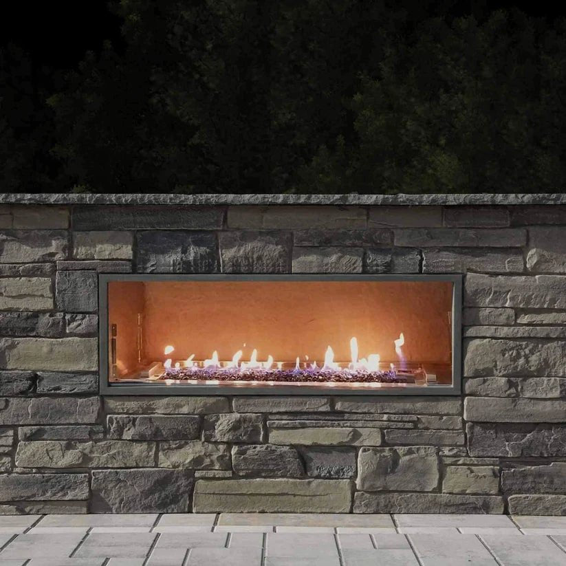 True Flame Kalea Bay Outdoor Linear Fireplace - Eternal Flame Outdoors