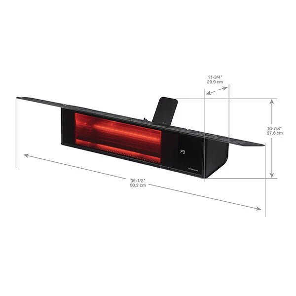 True Flame Plug in Electric Infrared Patio Heater - Eternal Flame Outdoors