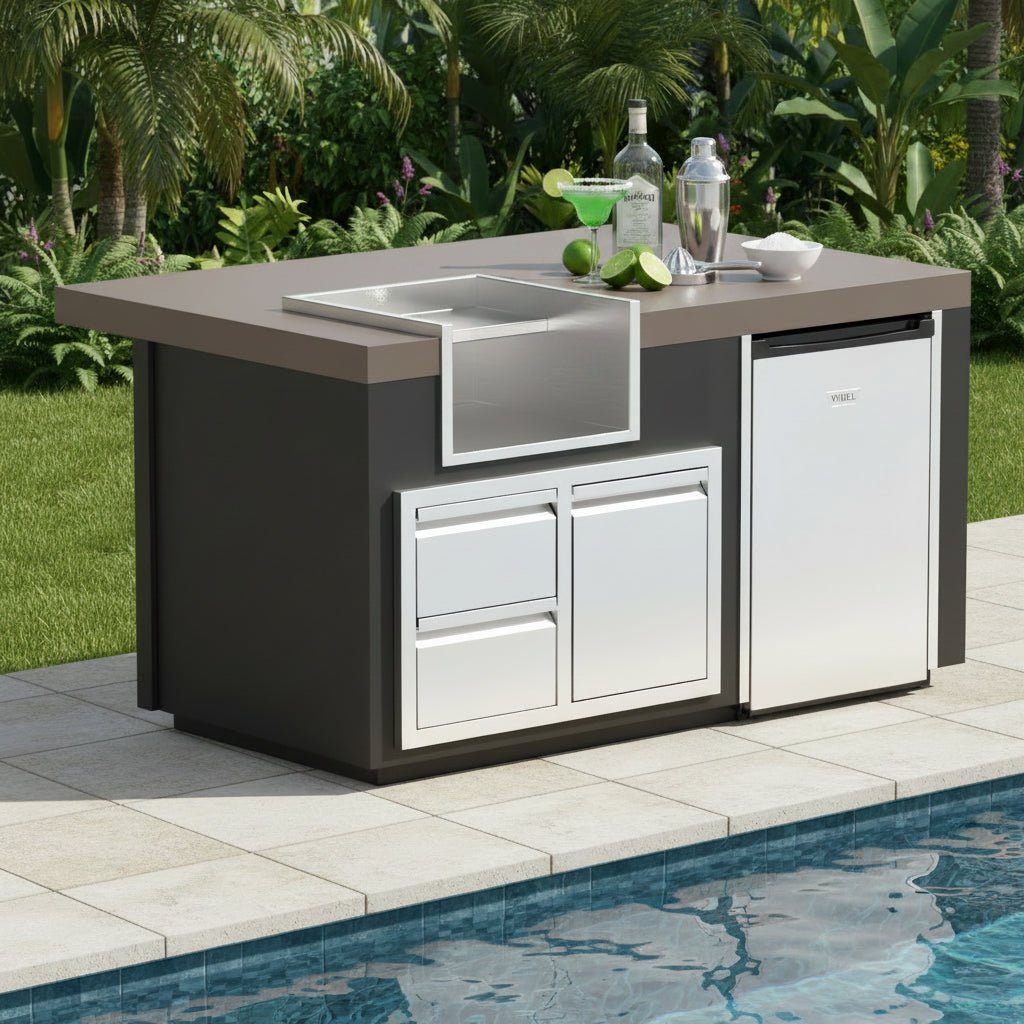 Videl Luxe 64I Margarita Center - BBQ Island - Eternal Flame Outdoors
