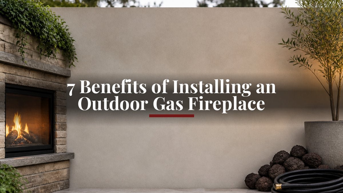 7 Benefits of Installing an Outdoor Gas Fireplace - Eternal Flame Outdoors