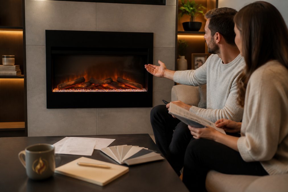 How to Choose Energy Efficient Electric Fireplace Options - Eternal Flame Outdoors