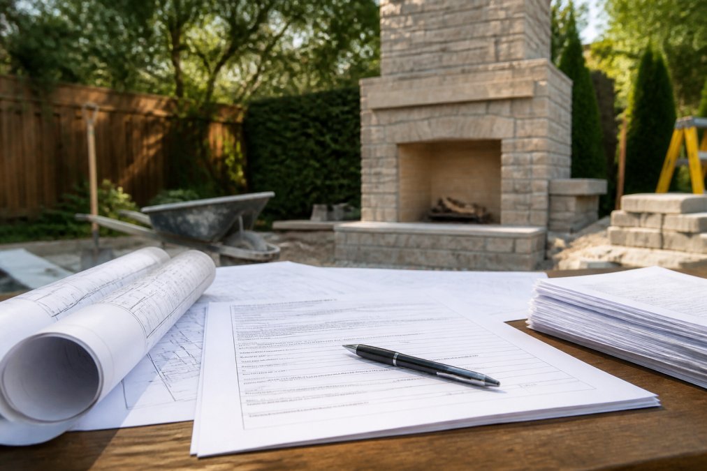 How to Get Permits for Outdoor Fireplace Installation - Eternal Flame Outdoors