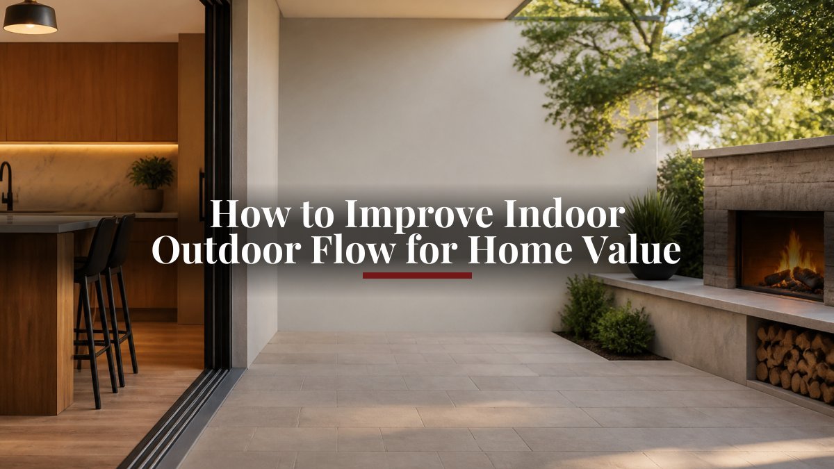 How to Improve Indoor Outdoor Flow for Home Value - Eternal Flame Outdoors