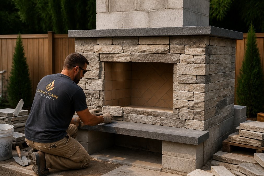 How to Safely Install a Backyard Fireplace - Eternal Flame Outdoors
