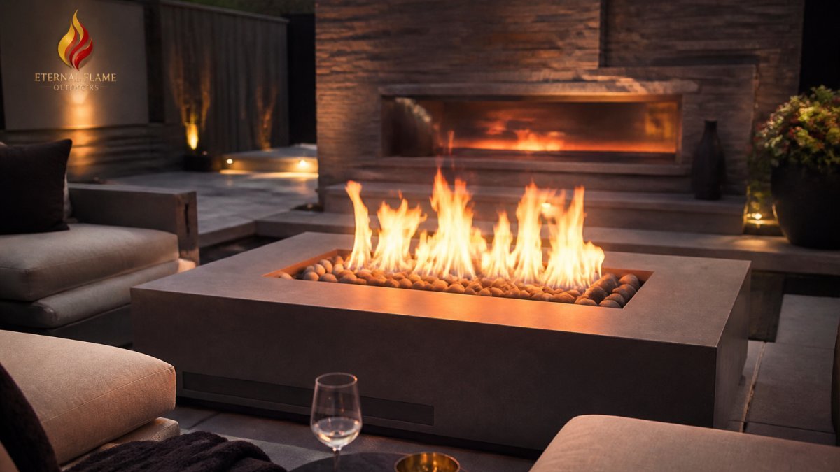 Is a Premium Gas Fire Pit Worth It? A 2026 Guide - Eternal Flame Outdoors