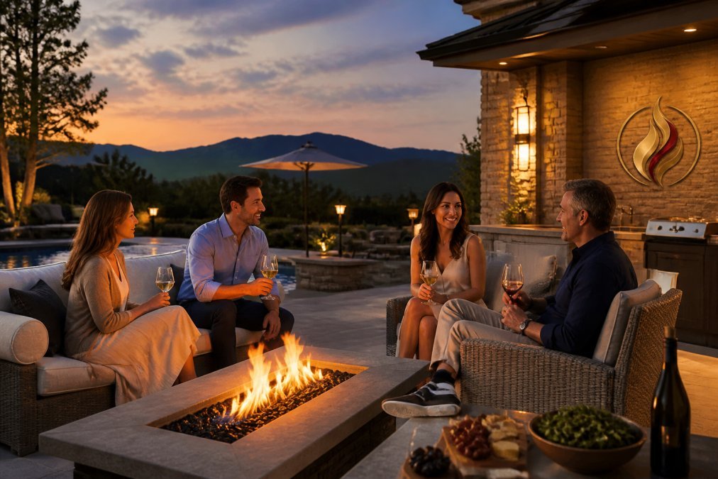Luxury Outdoor Design for Entertaining Guests - Eternal Flame Outdoors