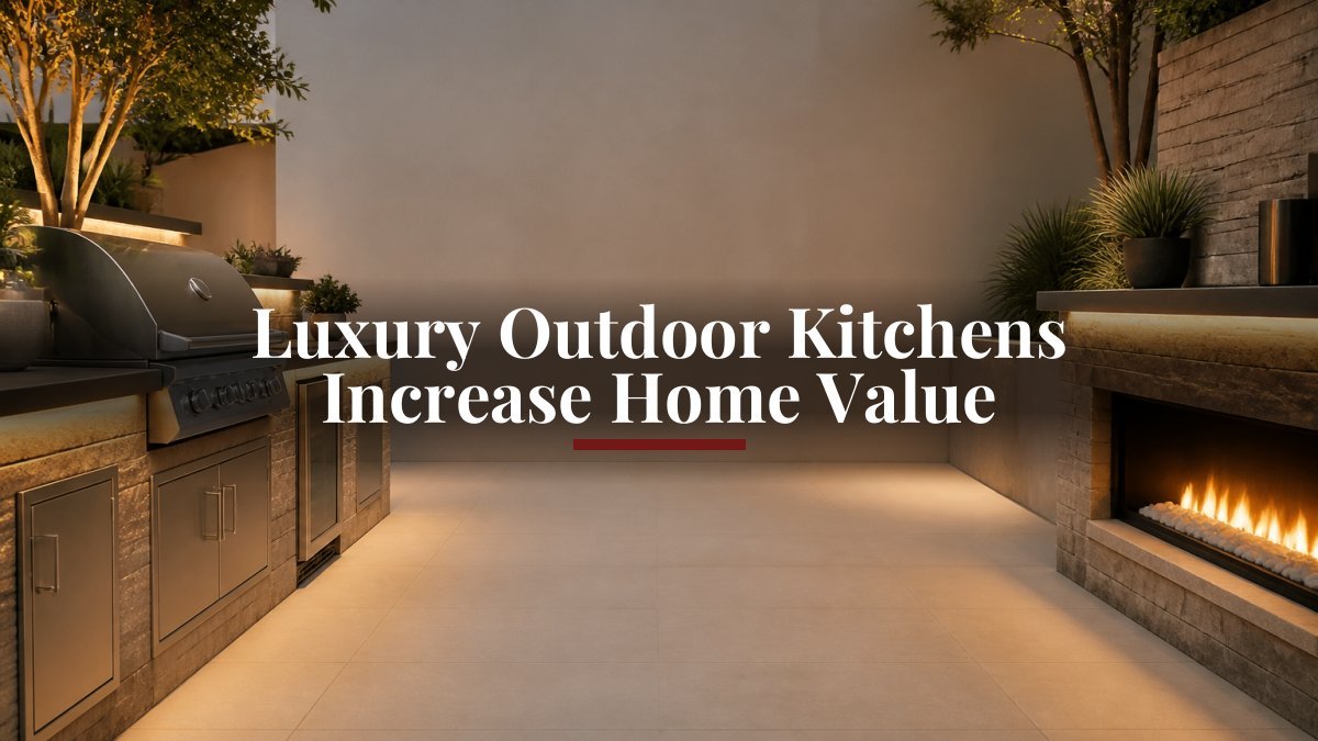 Luxury Outdoor Kitchens Increase Home Value - Eternal Flame Outdoors