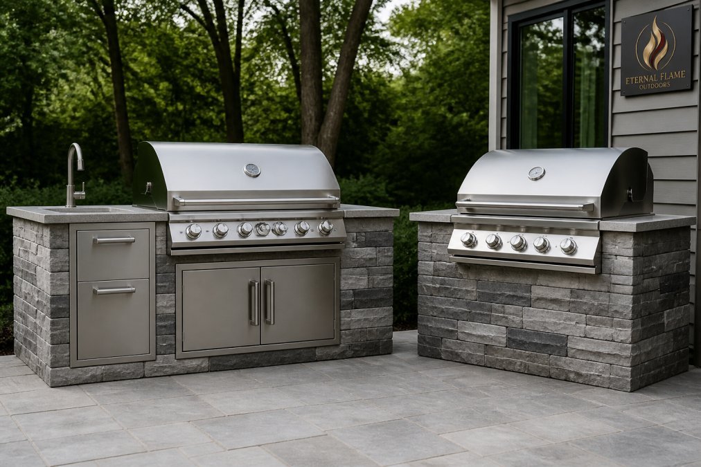 Outdoor Kitchen vs Built-In Grill: Cost Comparison - Eternal Flame Outdoors