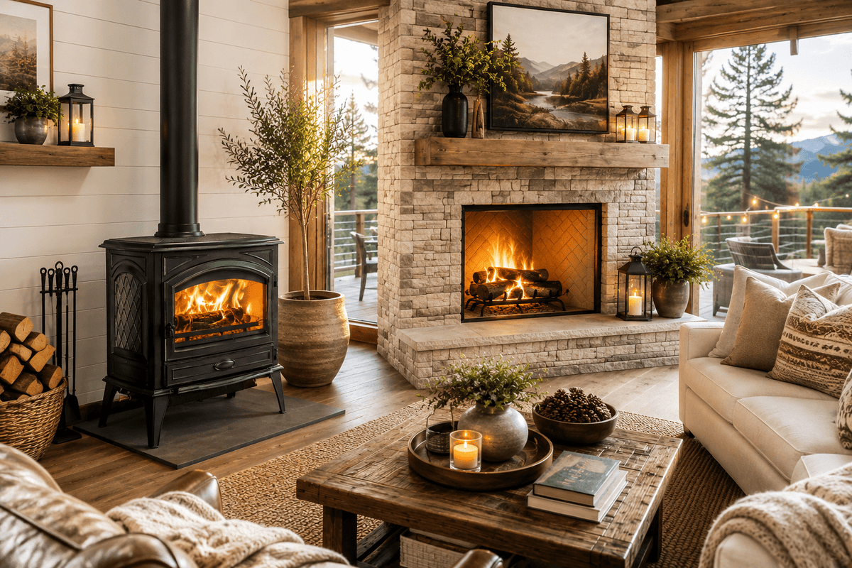 Wood Burning Fireplaces and Stoves - Eternal Flame Outdoors